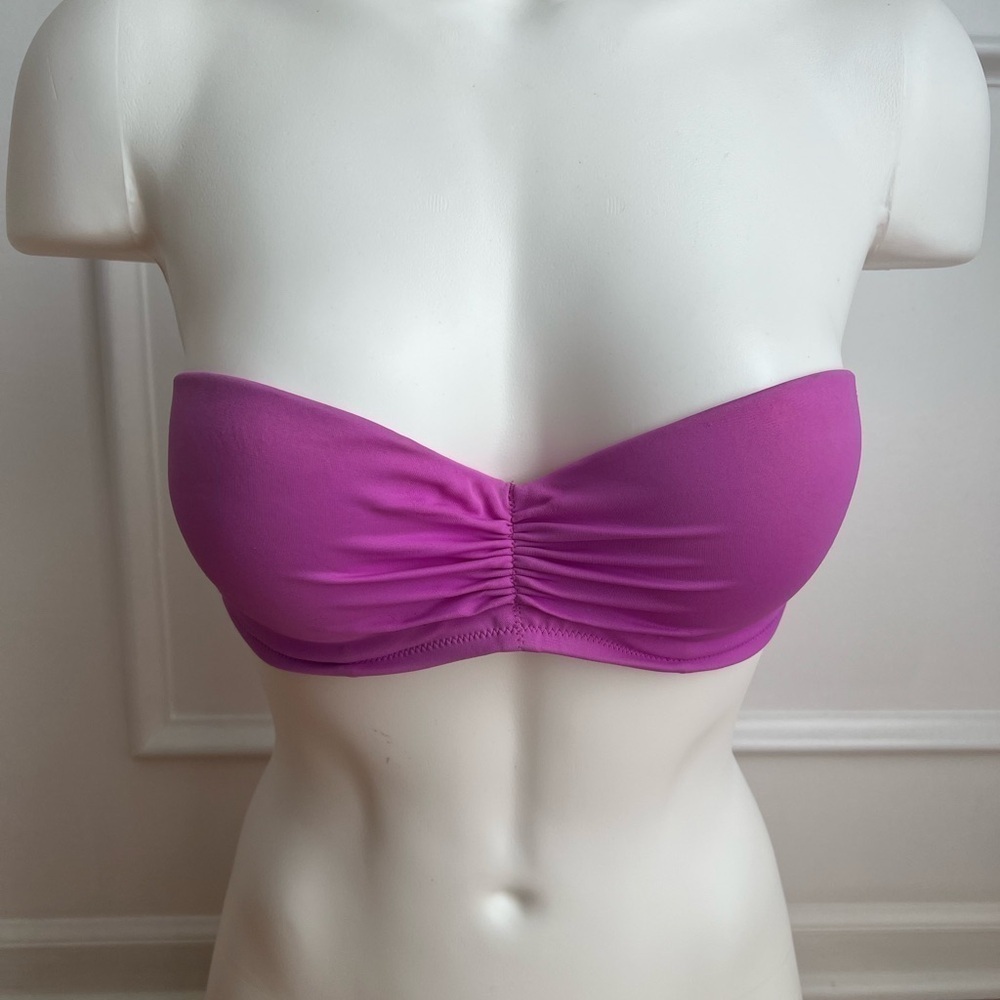 Victoria’s Secret Women’s Purple Bandeau Bikini Top Size 34C Y2K